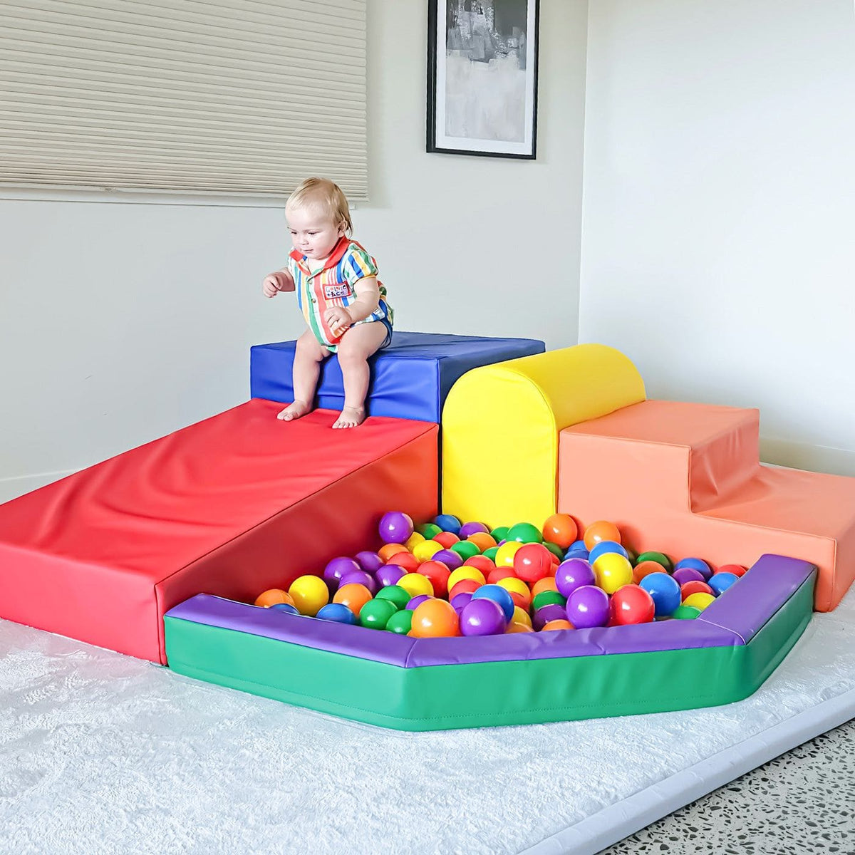 Mini Mountain Sensory Climber & Ball Pit Set