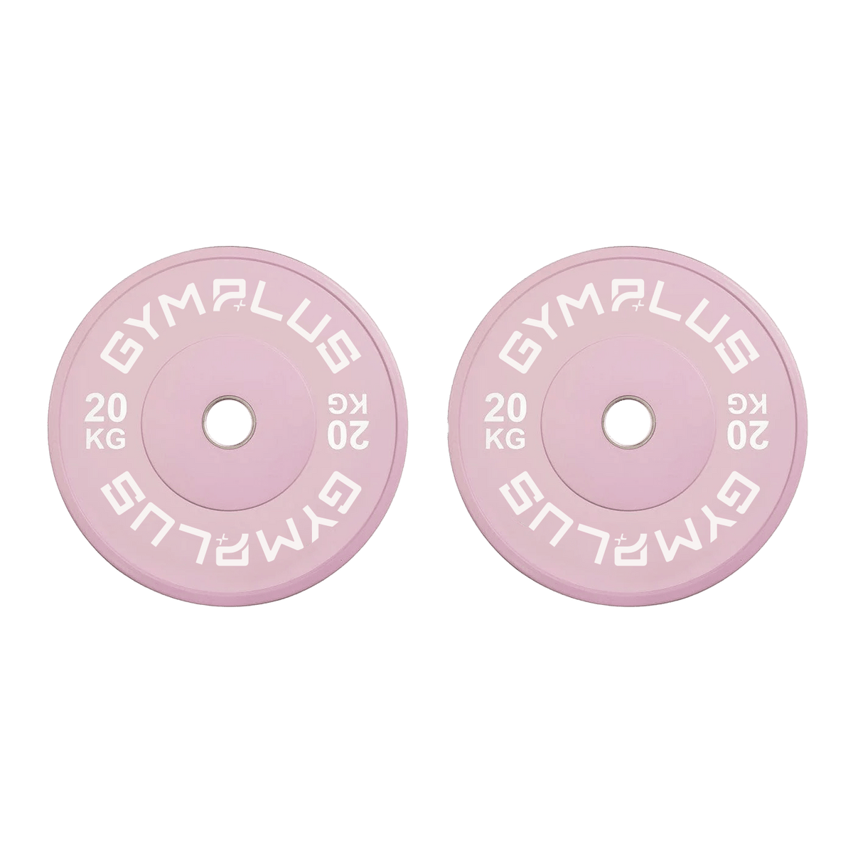 Pink Olympic Rubber Bumper Plates 5/10/15/20kg (Pairs)