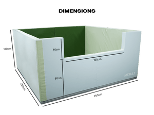 MEMAX Giant Play Pit 250x250cm