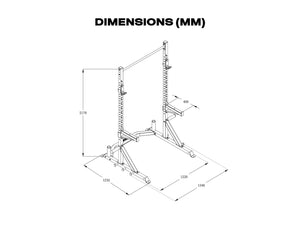Half Power Rack - HR2100