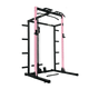 Gym Plus Half Power Rack with Storage and Cable System Option - HR2300 Pink HR2300+STORAGE+LLP-PINK