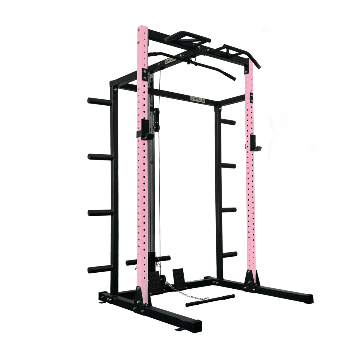 Half Power Rack with Storage and Cable System Option - HR2300 Pink