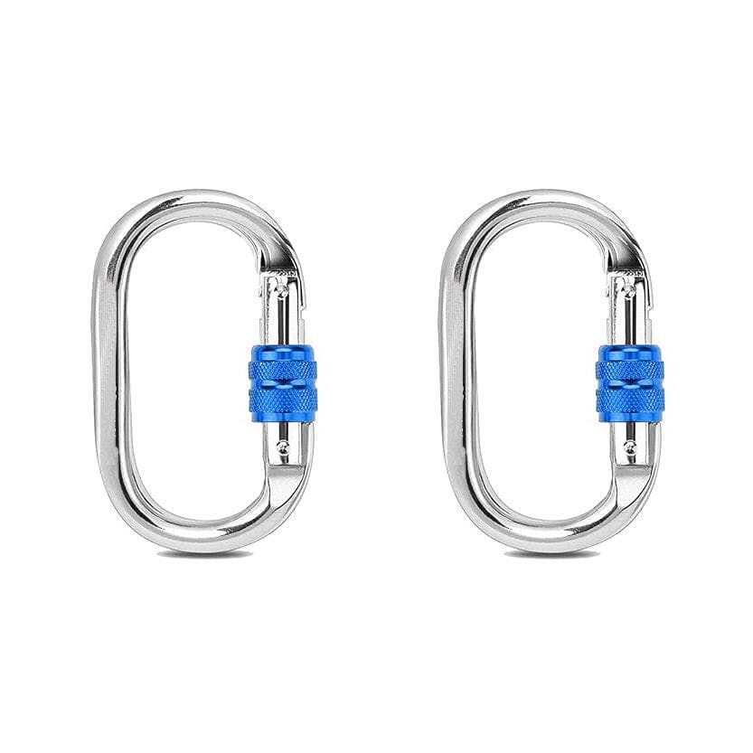 2PC Large Carabiner Clips, Climbing Carabiner, Multipurpose for Aerial Yoga, Rigging, Ropes, Hammocks