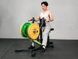 Seated Row/Chest Pull Machine with Independent Arms