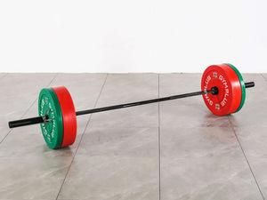 ATTIVO 20kg Olympic Barbell Black Zinc - Bushing