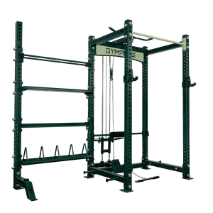 Gym Plus Evolve Power Rack with Lat Pulldown and Storage System EV-W-LAT-STOR