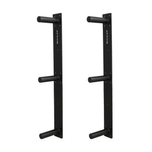 ATTIVO Wall Mounted Olympic Weight Plate Rack – 3 Pegs