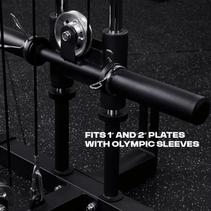 Wall Mount Cable Station with Dual Pulley System