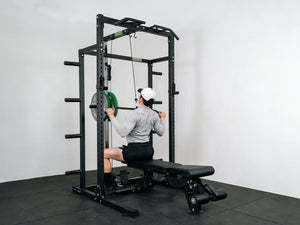 Half Power Rack with Storage and Cable System Option - HR2300