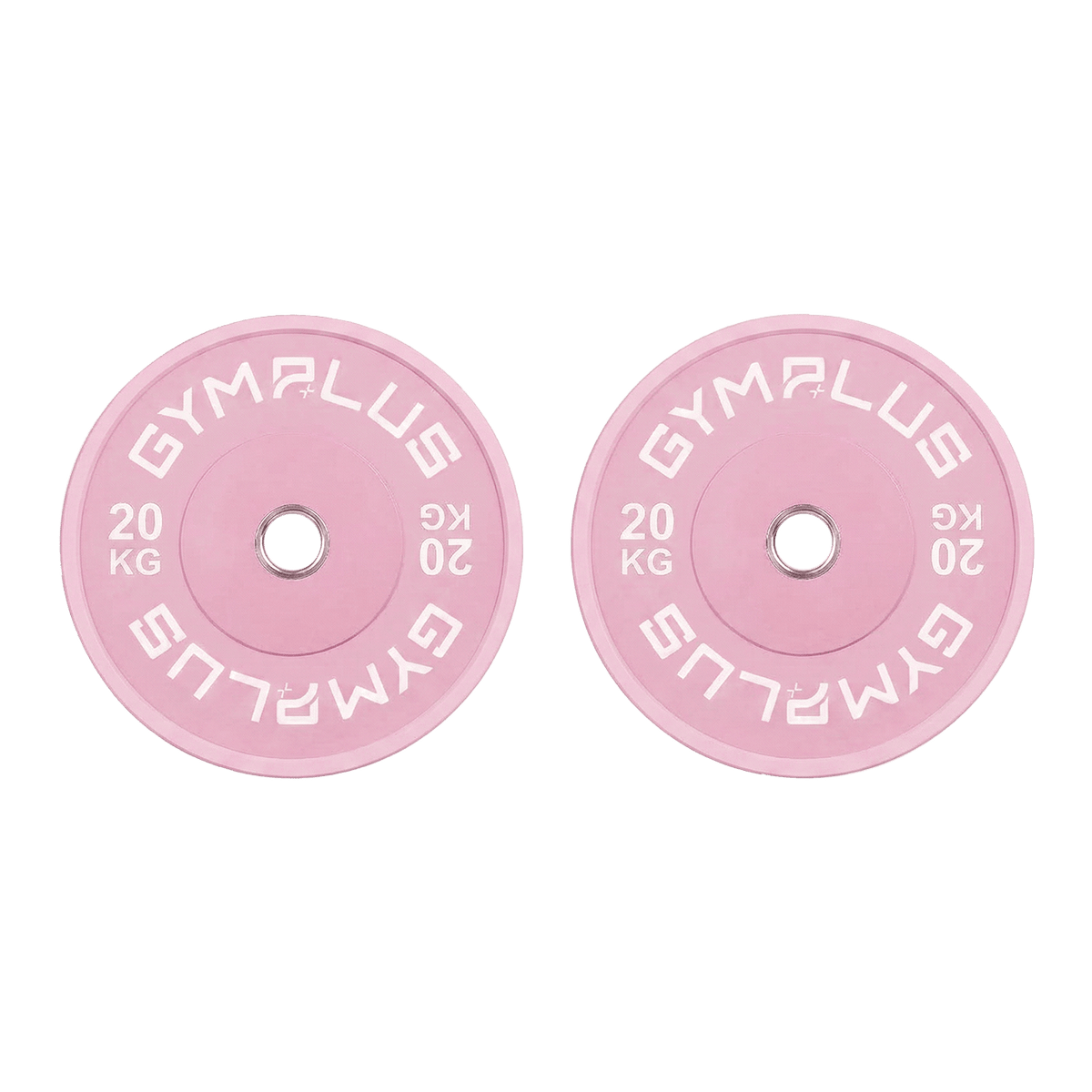 Pink Olympic Rubber Bumper Plates 5/10/15/20kg (Pairs)