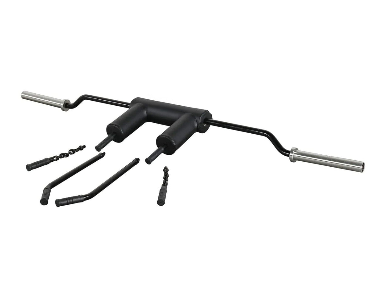 Safety Squat Bar with 3 Specialty Handles