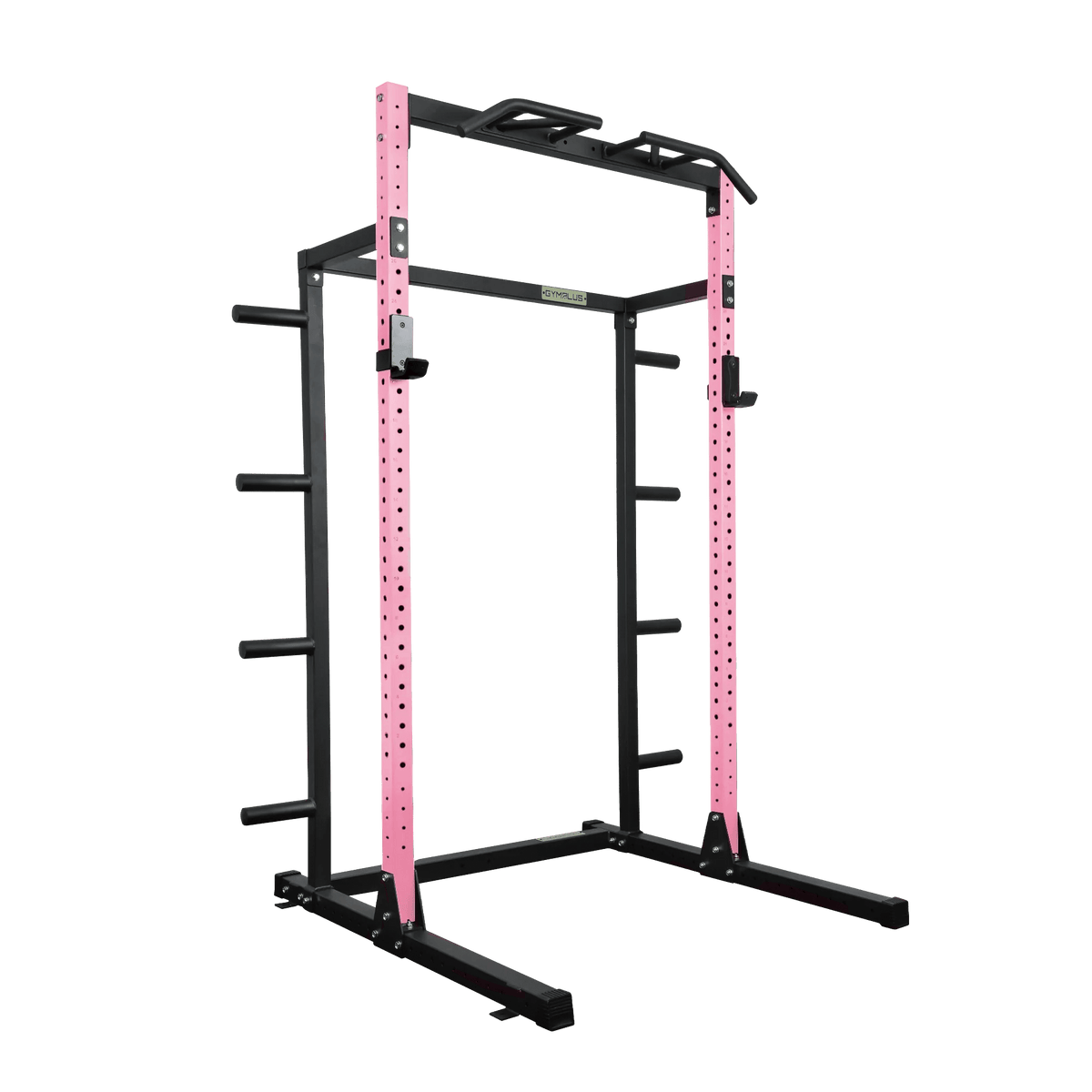 Pink Half Power Rack Garage Gym Package - Complete Setup