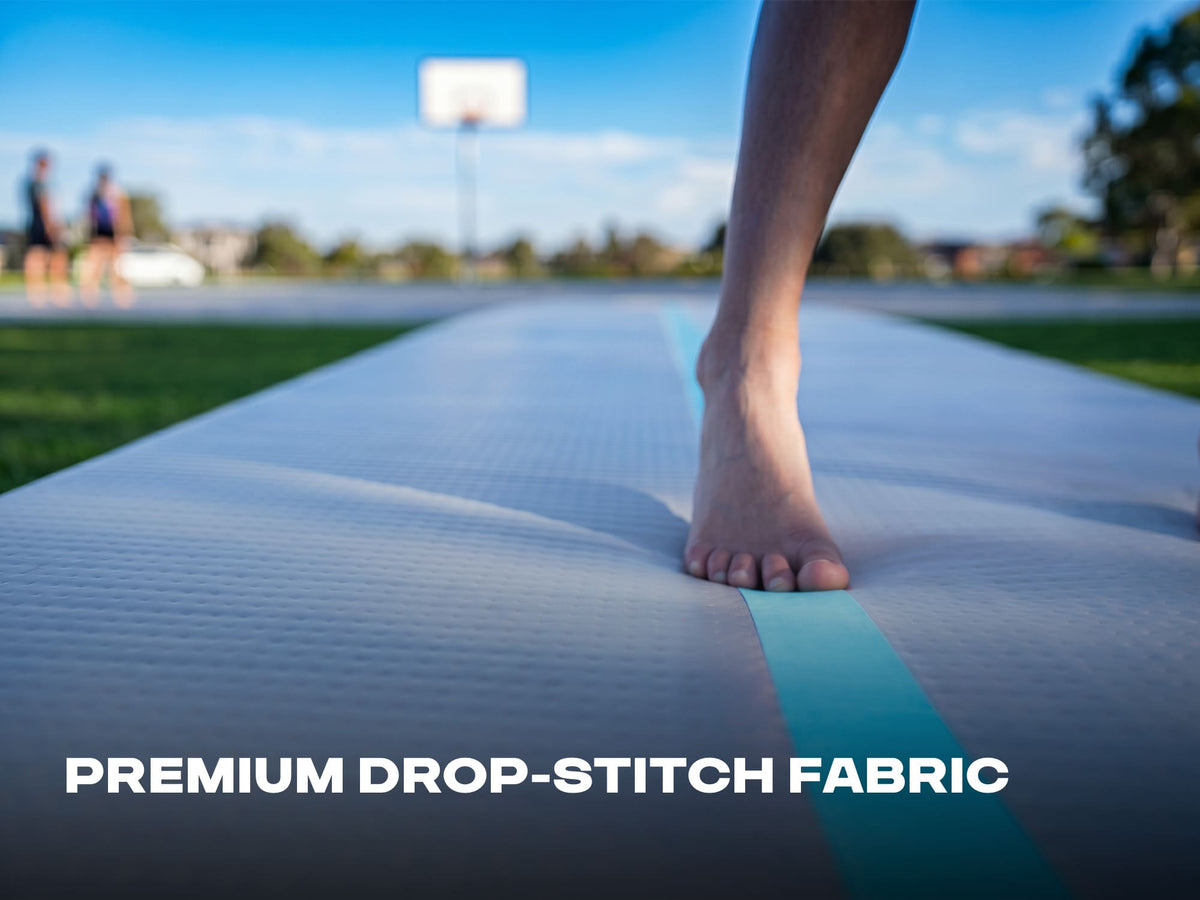 Gym Plus Inflatable Gymnastics Air Mat Set – 3pcs with Electric Pump