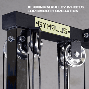 Wall Mount Cable Station with Dual Pulley System