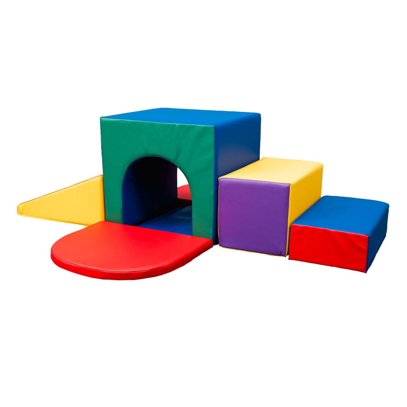 YOZZI Sensory Large Soft Block Indoor Tunnel Maze Climber - 6 Pieces