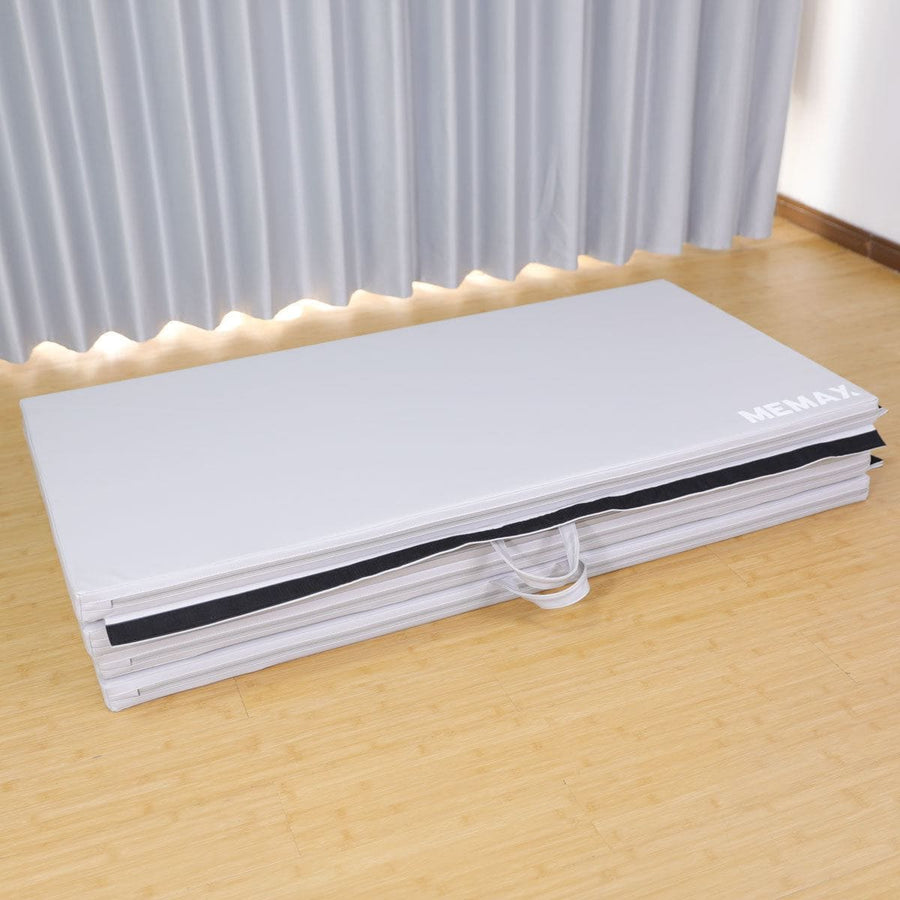 MEMAX Large Folding Tumbling Mat Gymnastics Mat - GreyMEMAX Large Folding Tumbling Mat Gymnastics Mat - Grey