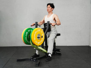 Seated Row/Chest Pull Machine with Independent Arms