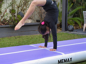 MEMAX Inflatable Gymnastics Air Track Mat