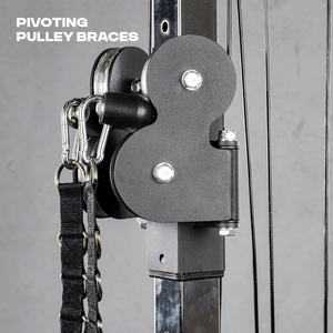 Wall Mount Cable Station with Dual Pulley System