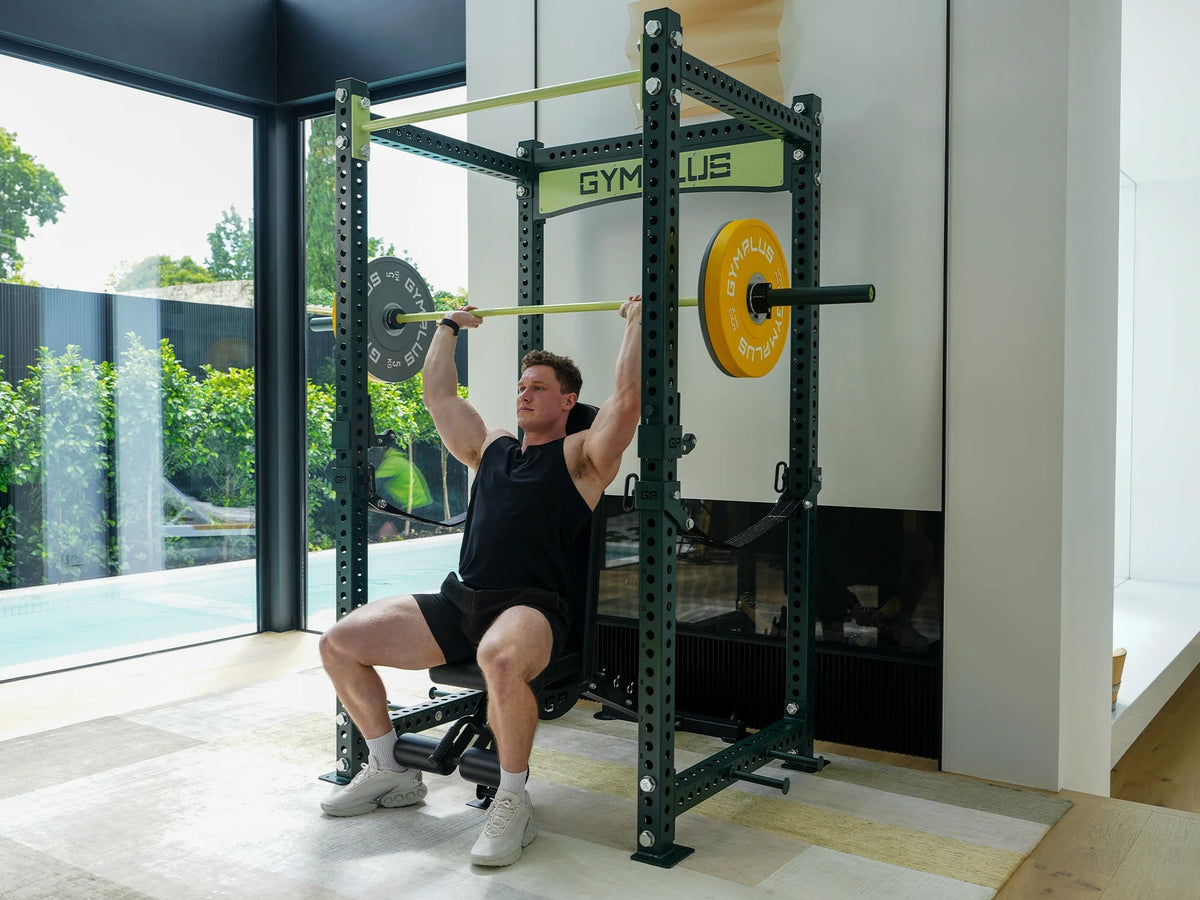 EVOLVE Olympic Bar 20KG and Bumper Plate Set