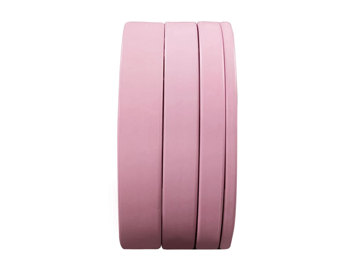 Pink Olympic Rubber Bumper Plates 5/10/15/20kg (Pairs)