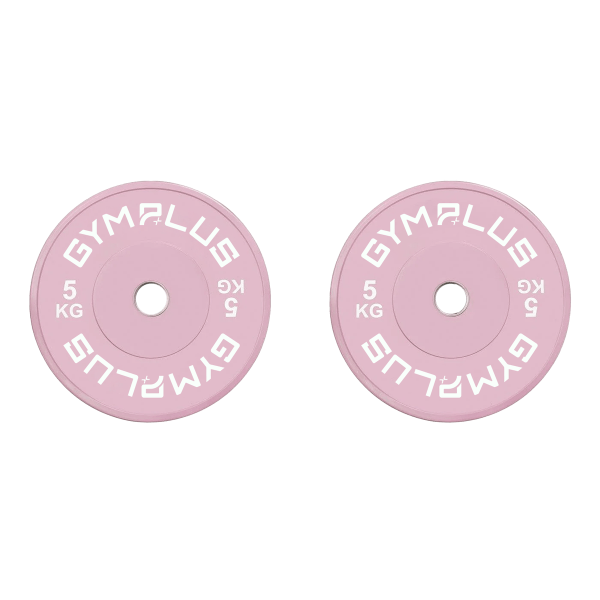 Pink Olympic Rubber Bumper Plates 5/10/15/20kg (Pairs)
