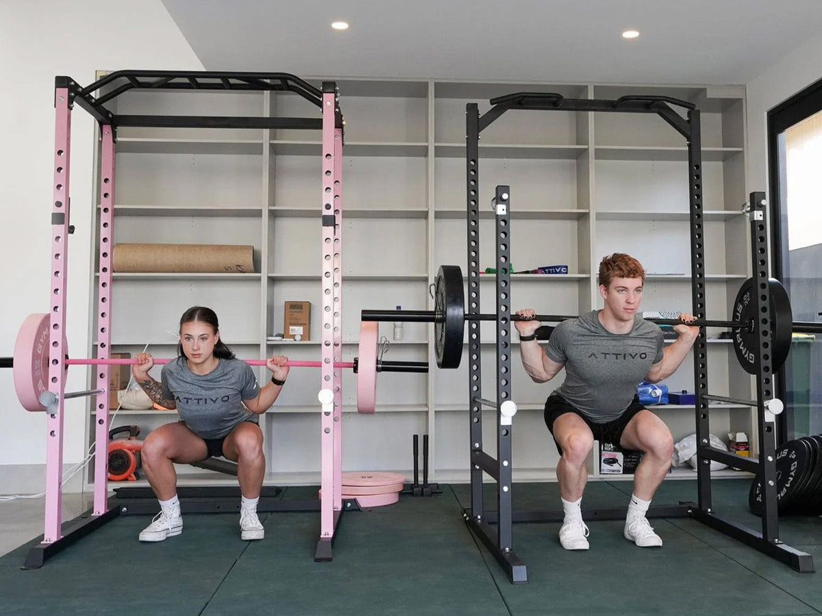 L2 Half Power Rack with Lat Pulldown System Option