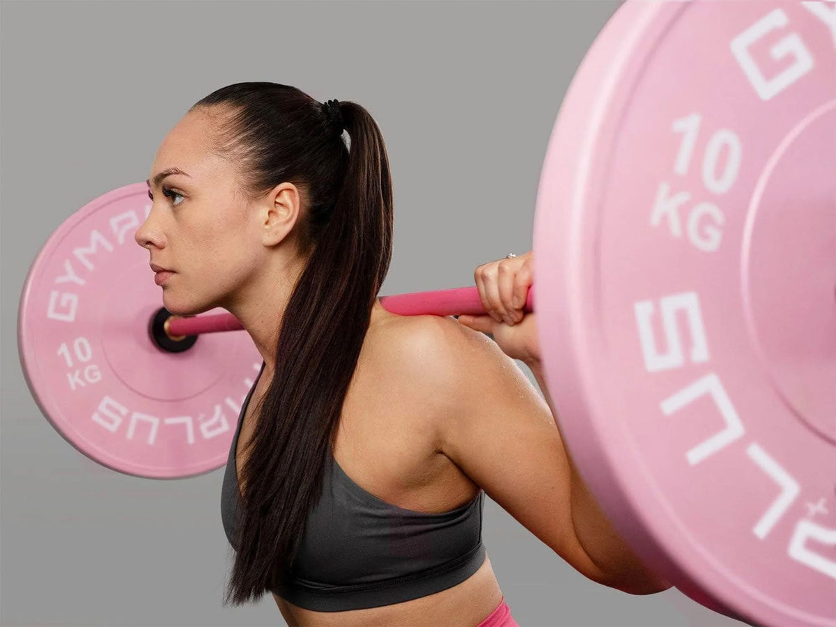Half Power Rack Garage Gym Package - Pink
