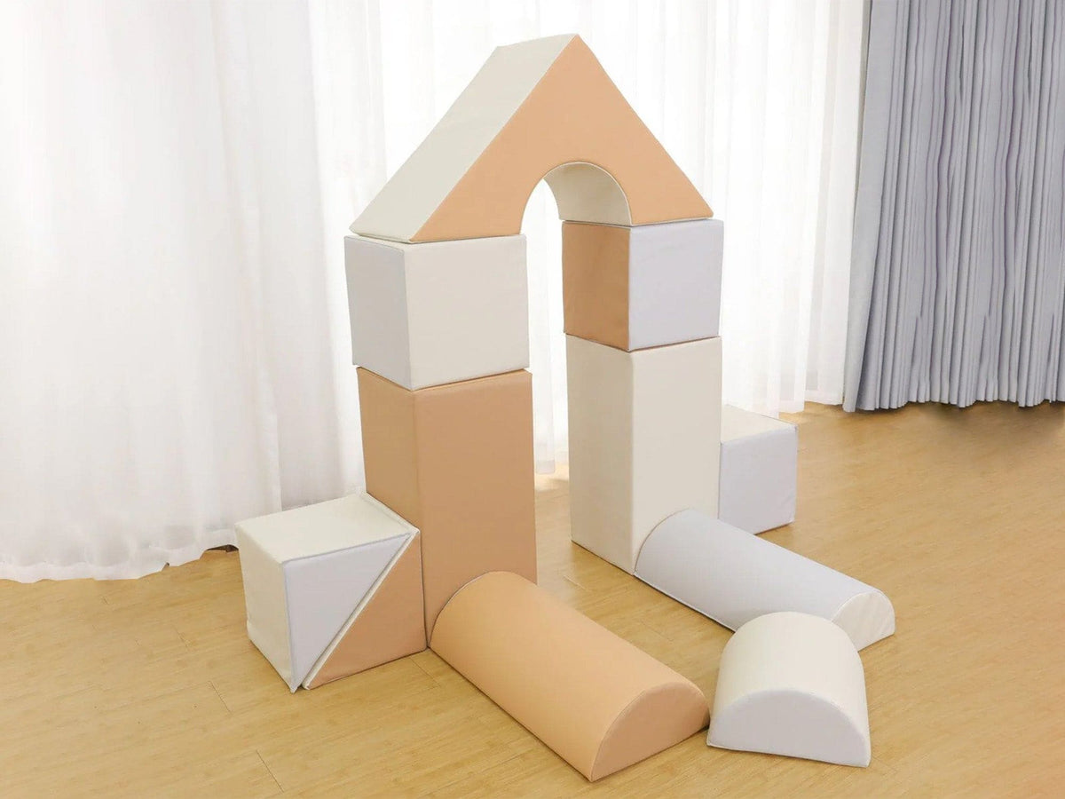 Sensory Montessori Neutral Baby Soft Play Value Bundle - 20 Piece