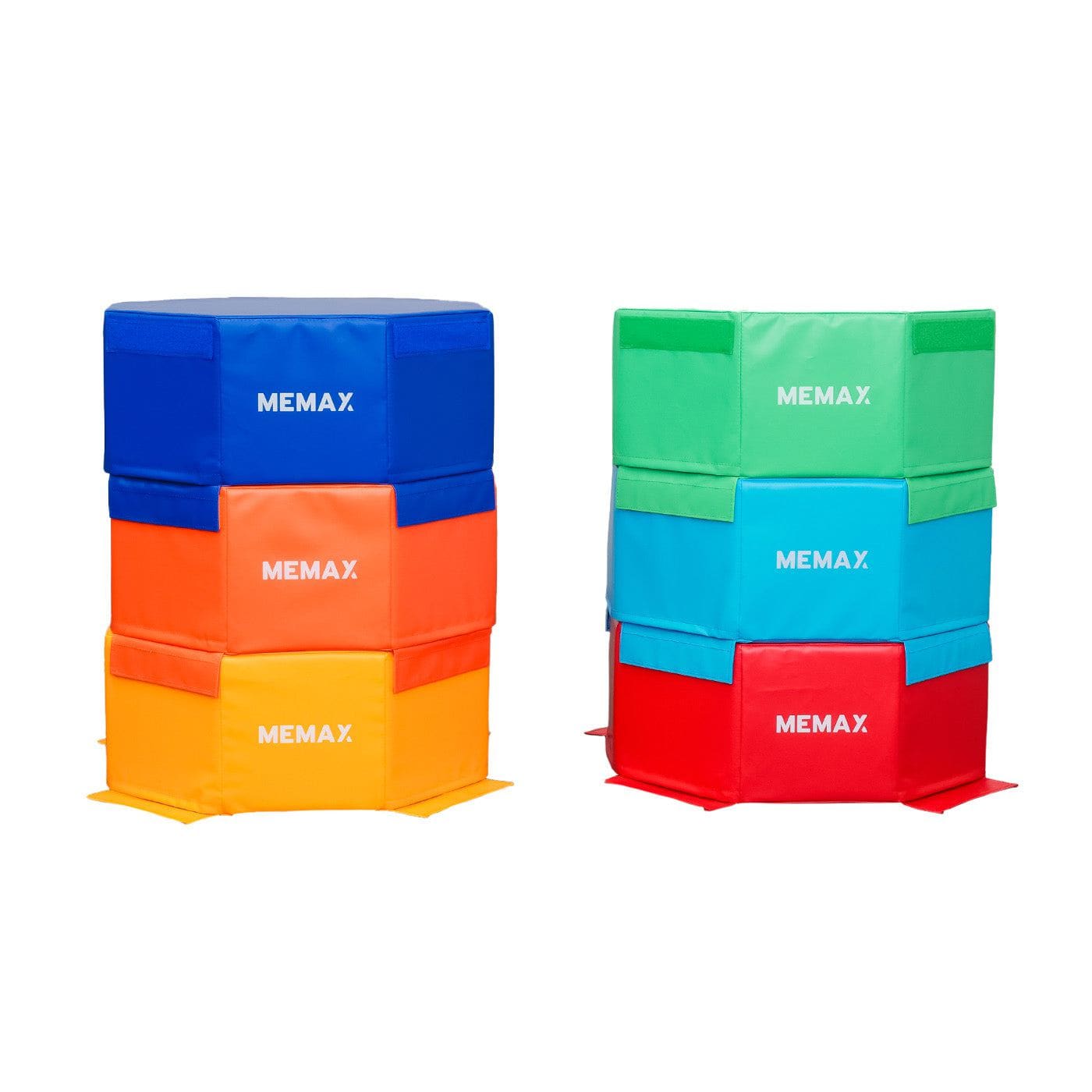 MEMAX Octagon Step and Jump Platforms - Set of 6