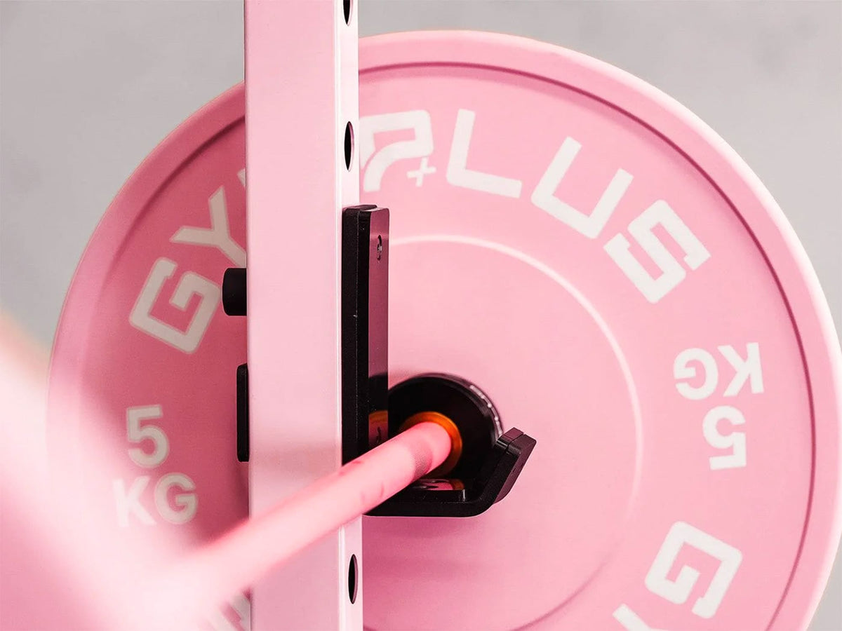 Pink Olympic Rubber Bumper Plates 5/10/15/20kg (Pairs)