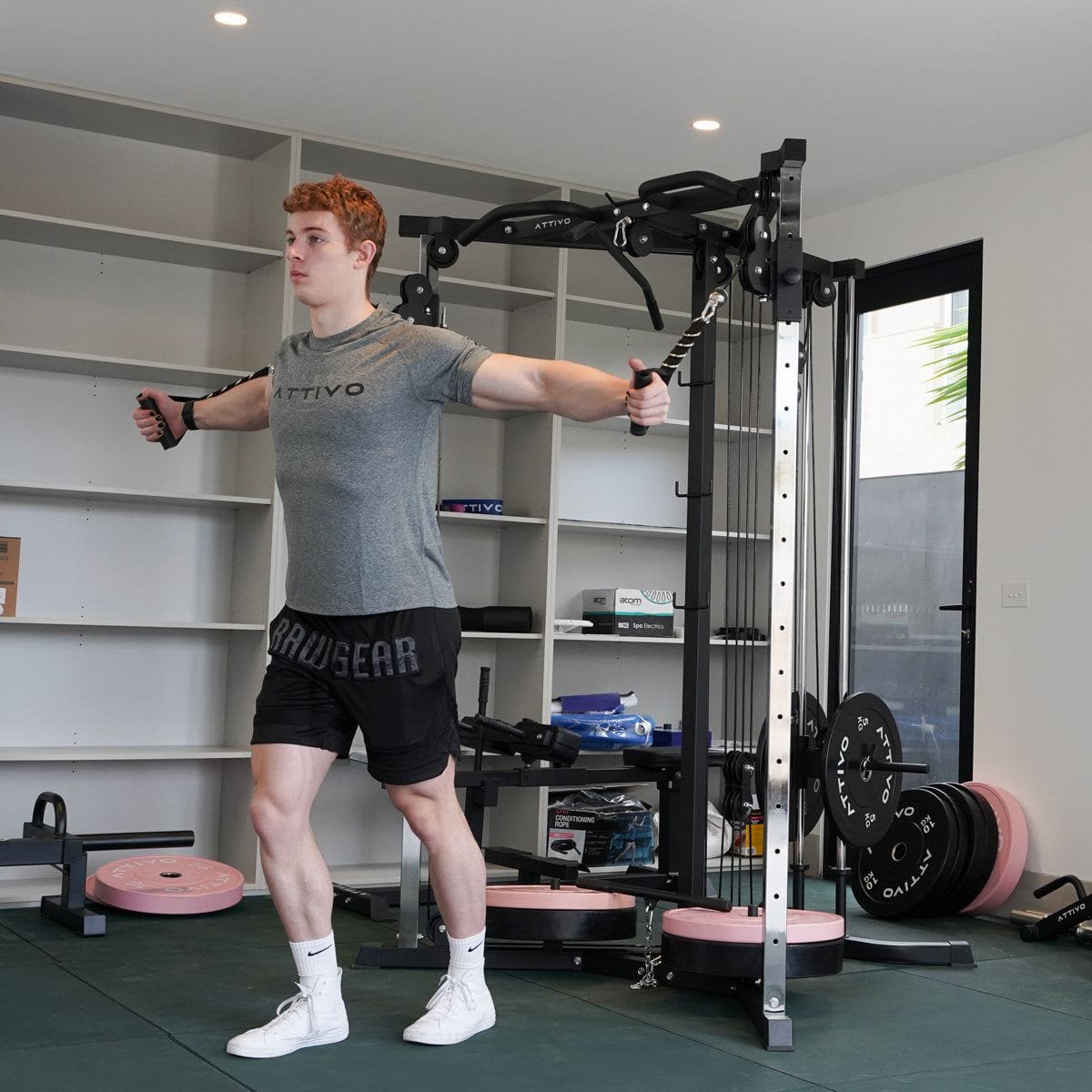 ATTIVO Cable Machine Chest Fly Crossover Machine