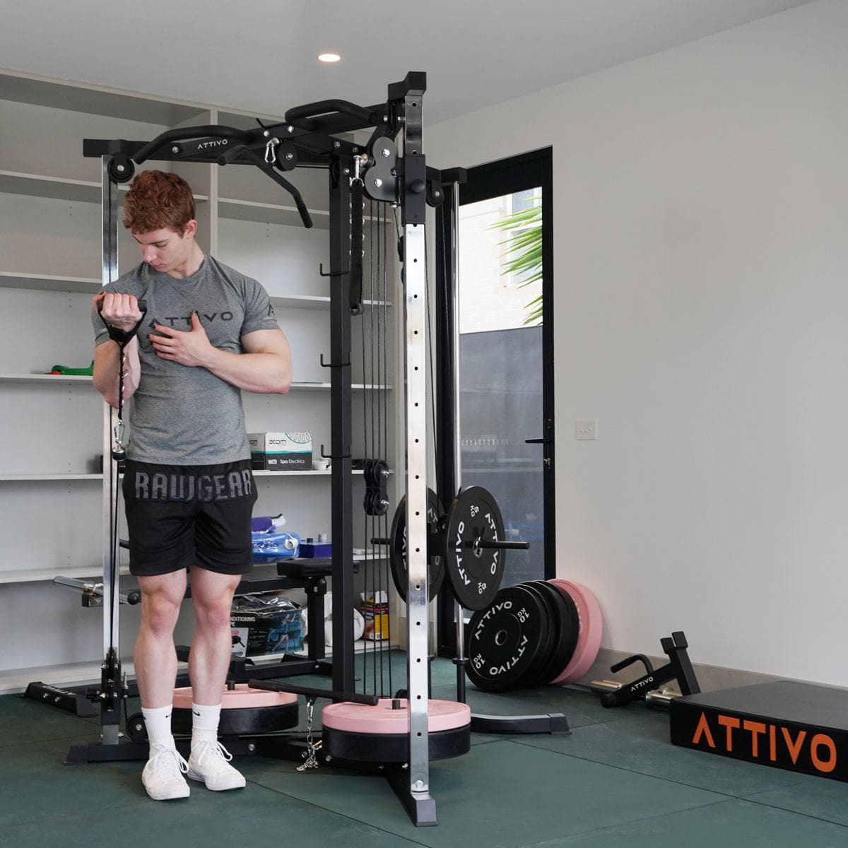 ATTIVO Cable Machine Chest Fly Crossover Machine