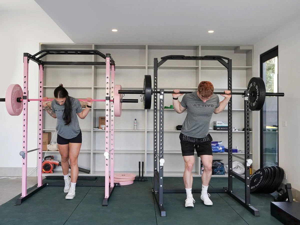 L2 Half Power Rack with Lat Pulldown System Option