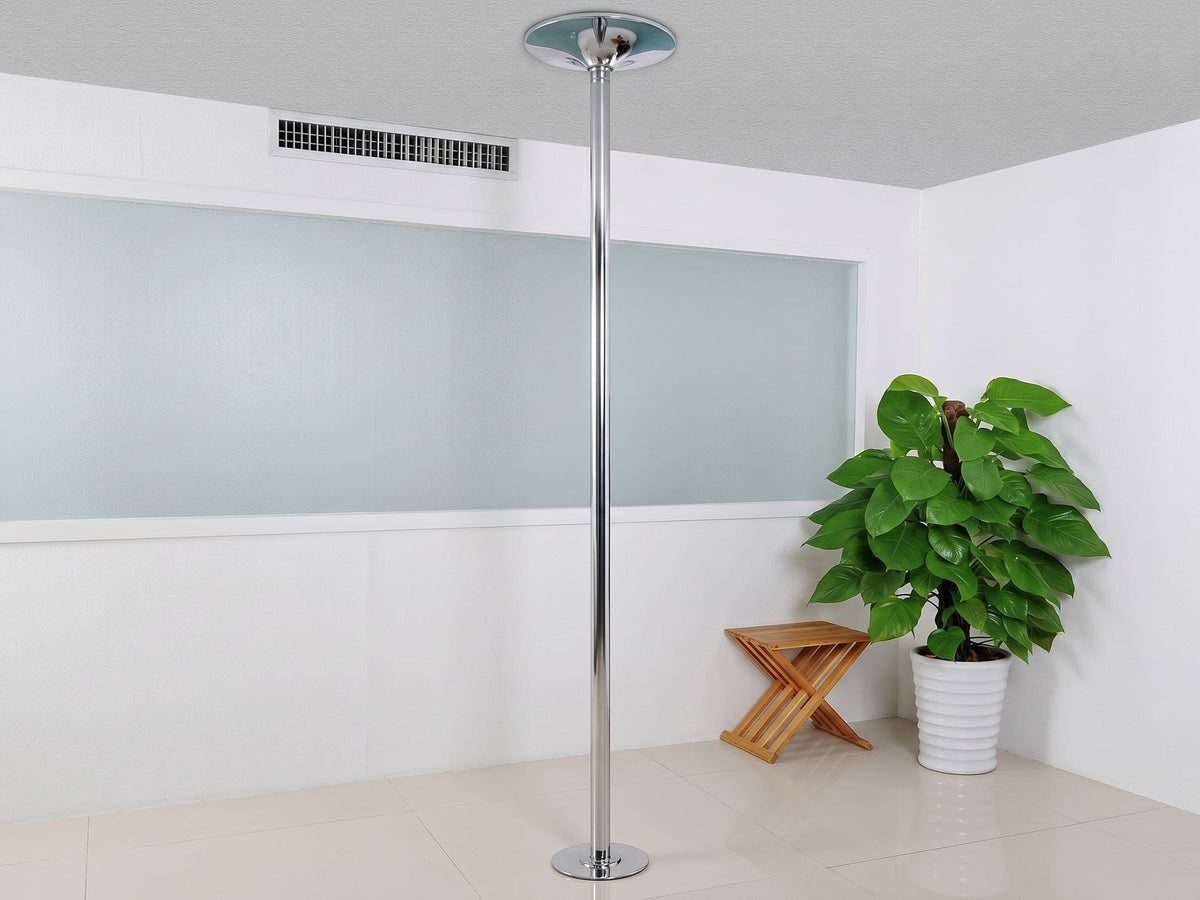Gym Plus Portable Dancing Pole - Static and Spinning (Chrome) DANCINGPOLE