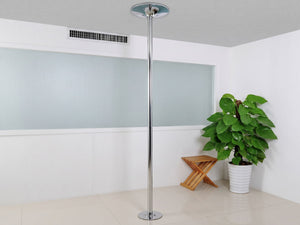 Gym Plus Portable Dancing Pole - Static and Spinning (Chrome) DANCINGPOLE