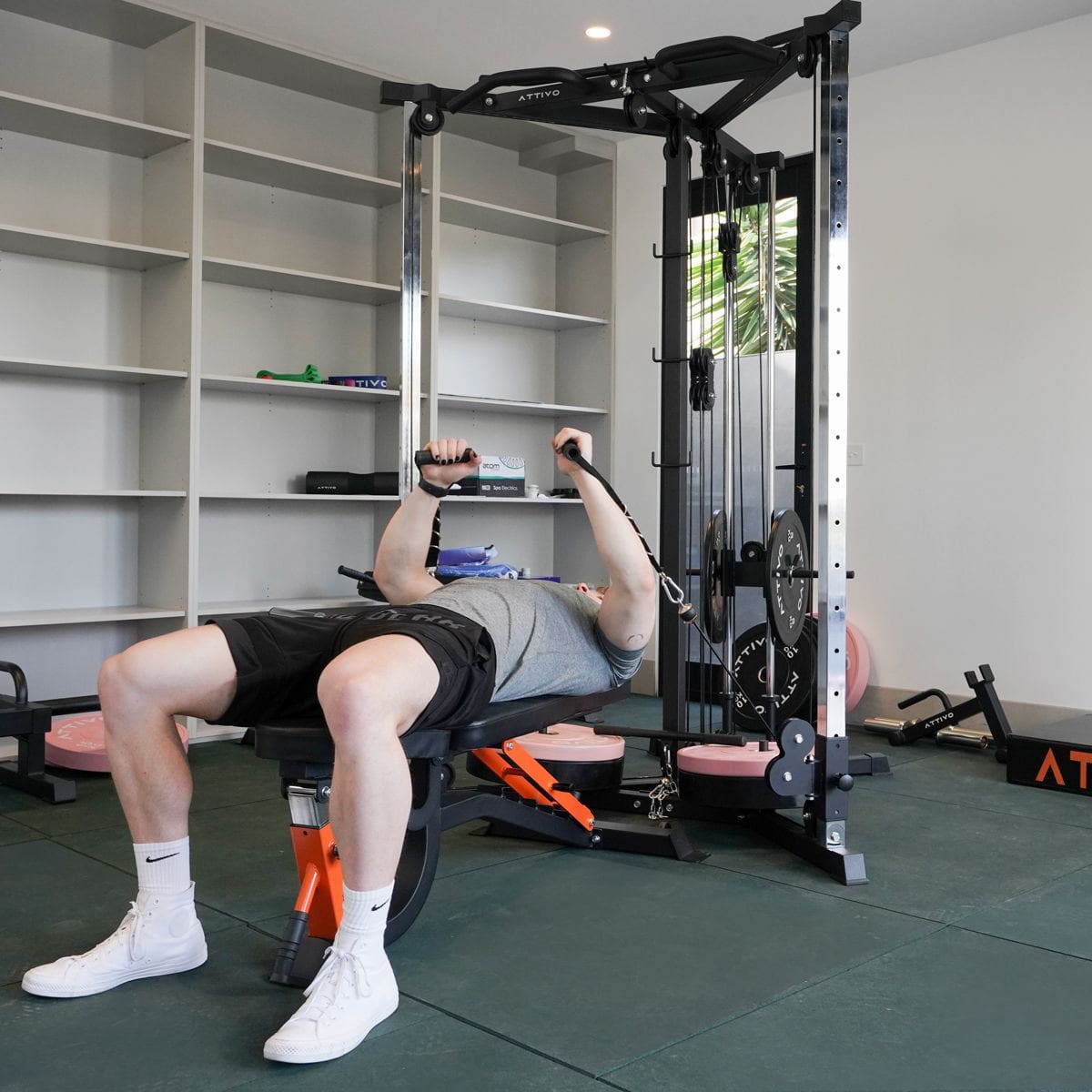 ATTIVO Cable Machine Chest Fly Crossover Machine