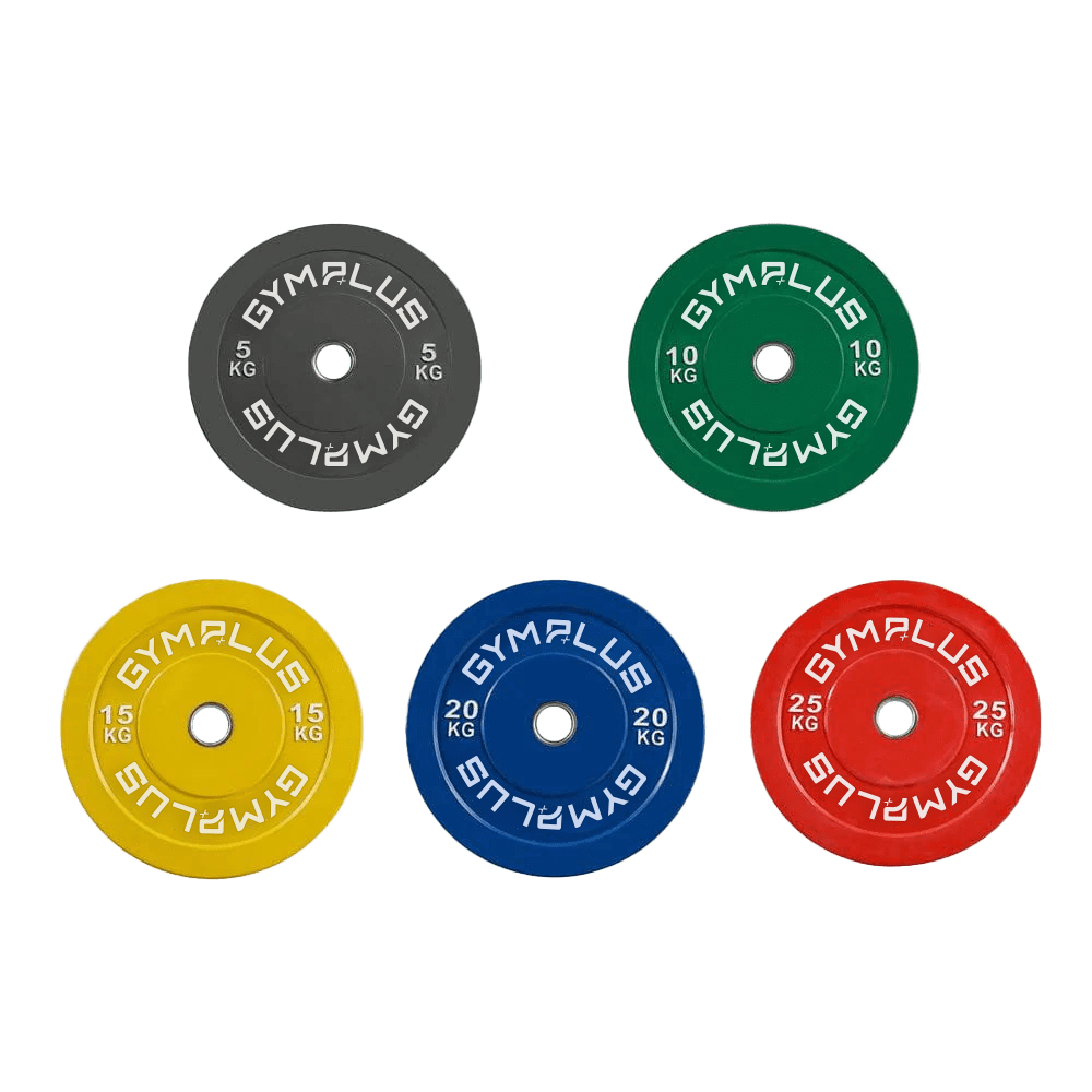 Colour Olympic Rubber Bumper Weight Plates 5/10/15/20/25kg