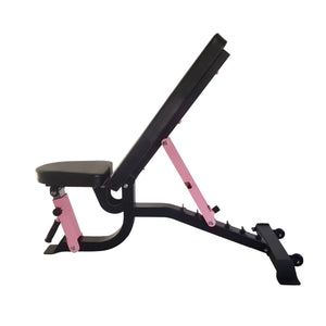 Pink Half Power Rack Garage Gym Package - Complete Setup