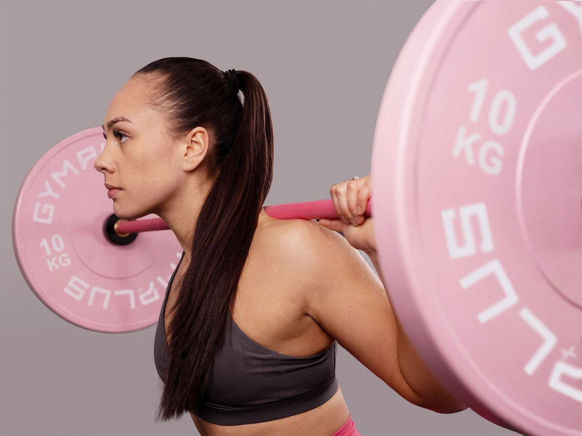 Pink Olympic Rubber Bumper Plates 5/10/15/20kg (Pairs)