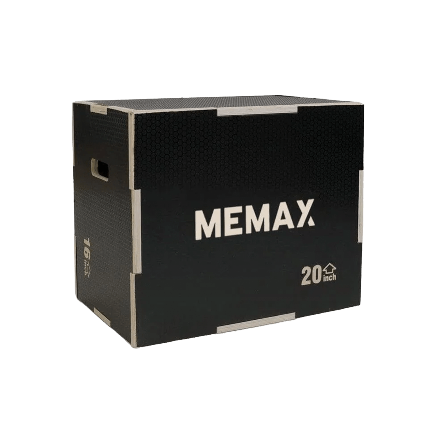 Anti-Slip Wooden Plyo Jump Box - 16" x 20" x 24"