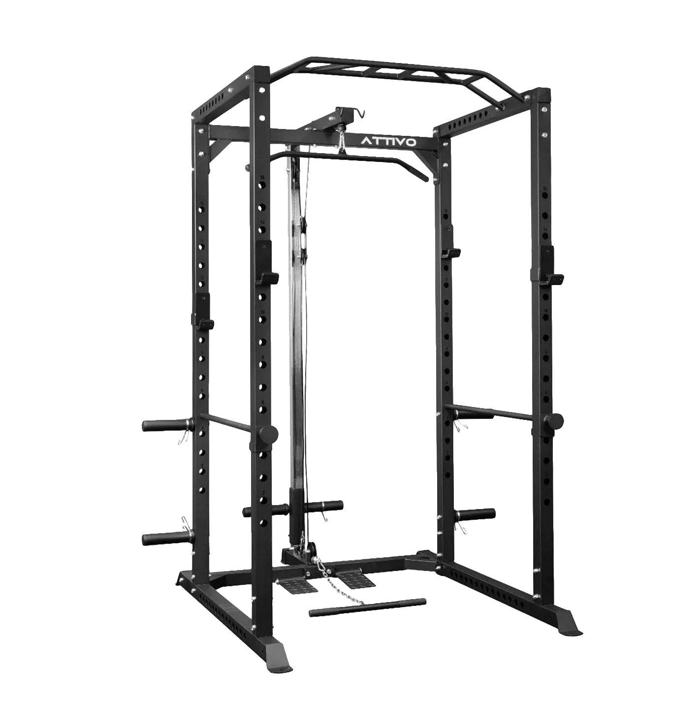 ATTIVO Power Rack L4 with Cable Pulley System Option