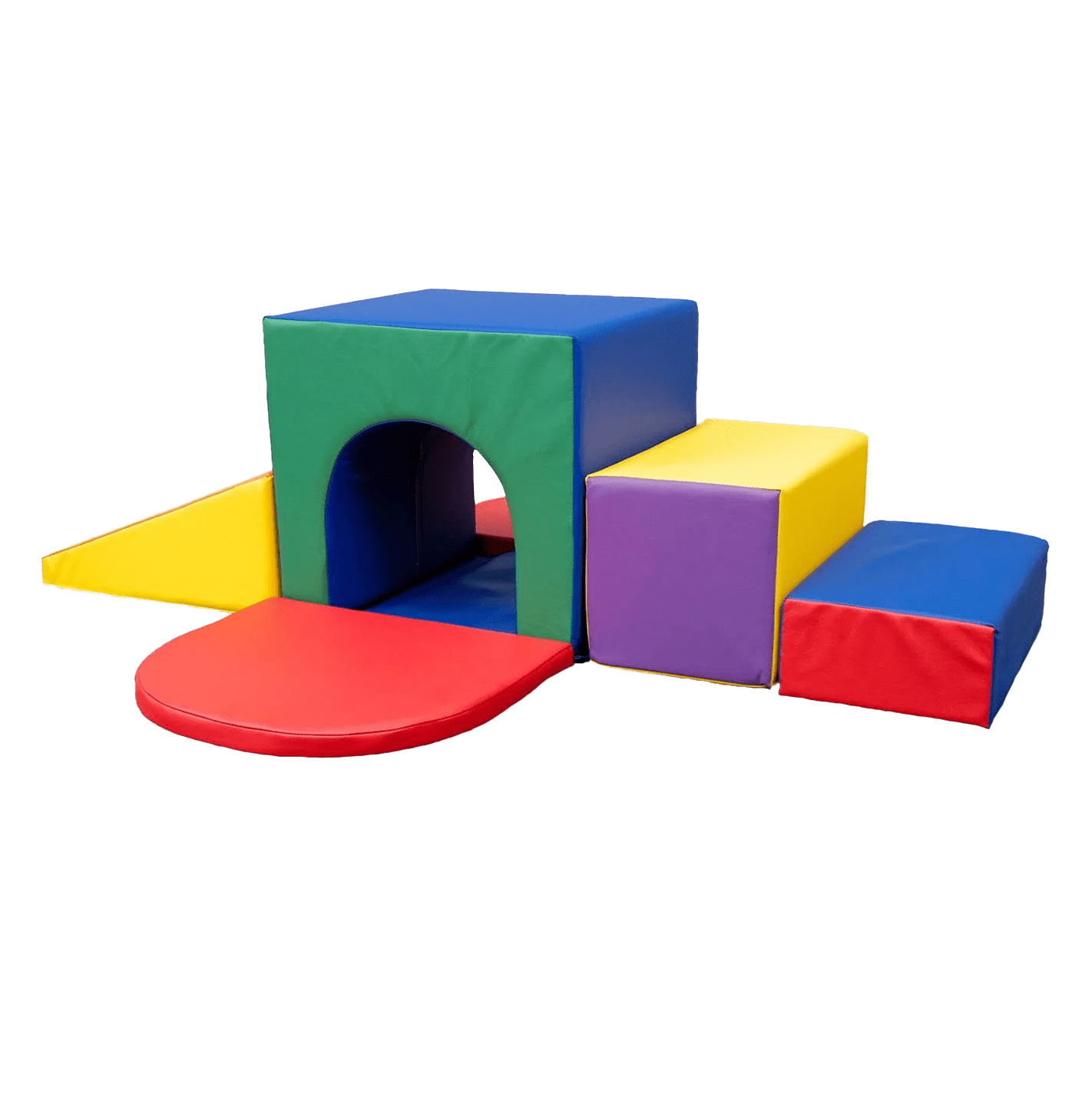Gym Plus MEMAX Sensory Large Soft Block Indoor Tunnel Maze Climber - 6 Piece MTSR-BLOCK-6PC