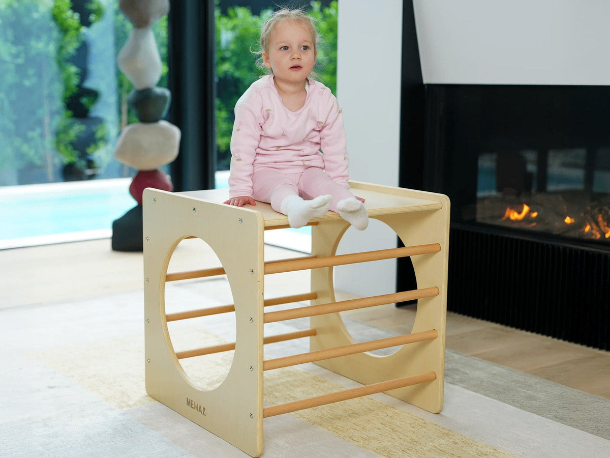 MEMAX Wooden Climbing Cube - Cube Only