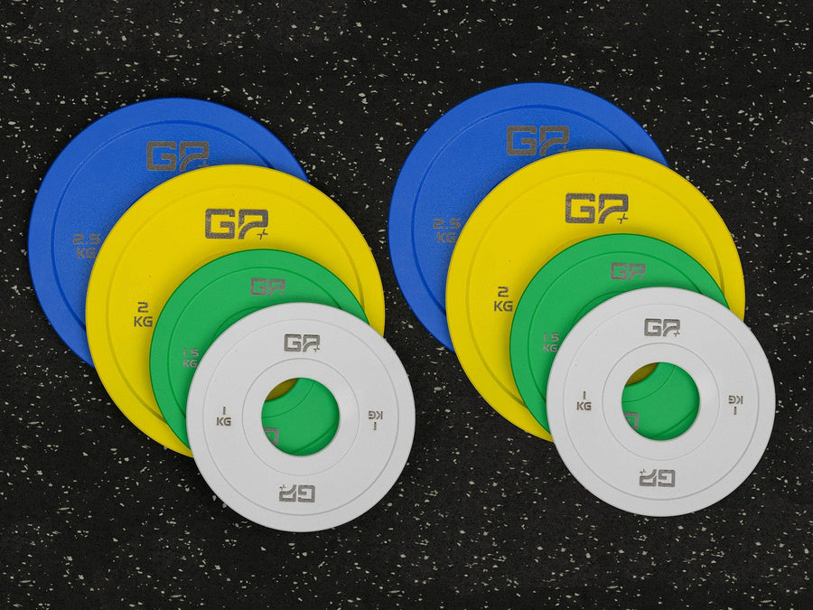 Gym Plus Colour Change Plates 1.0/1.5/2.0/2.5KG (Olympic)