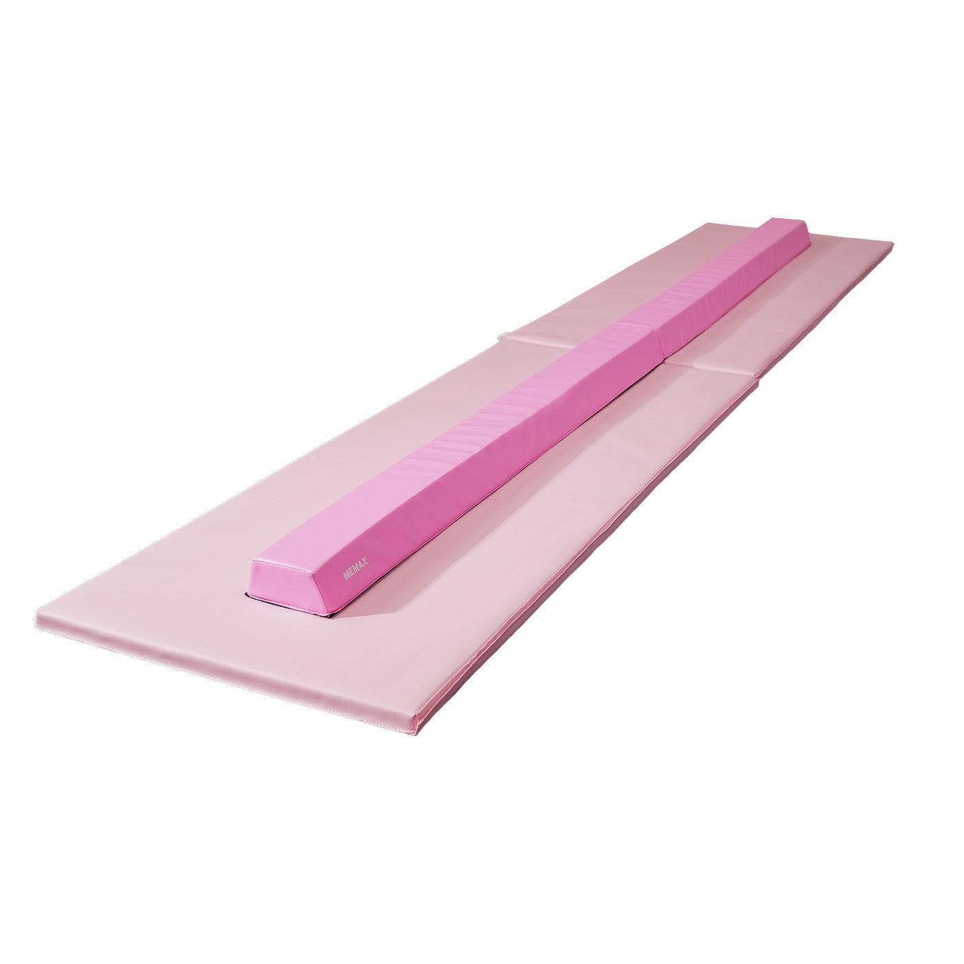 3 Piece Gymnastics Starter Combo - Foldable Balance Beam and 2 x Cartwheel Mats