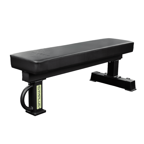 Gym Plus Competition Flat Bench with Wide Pad Option