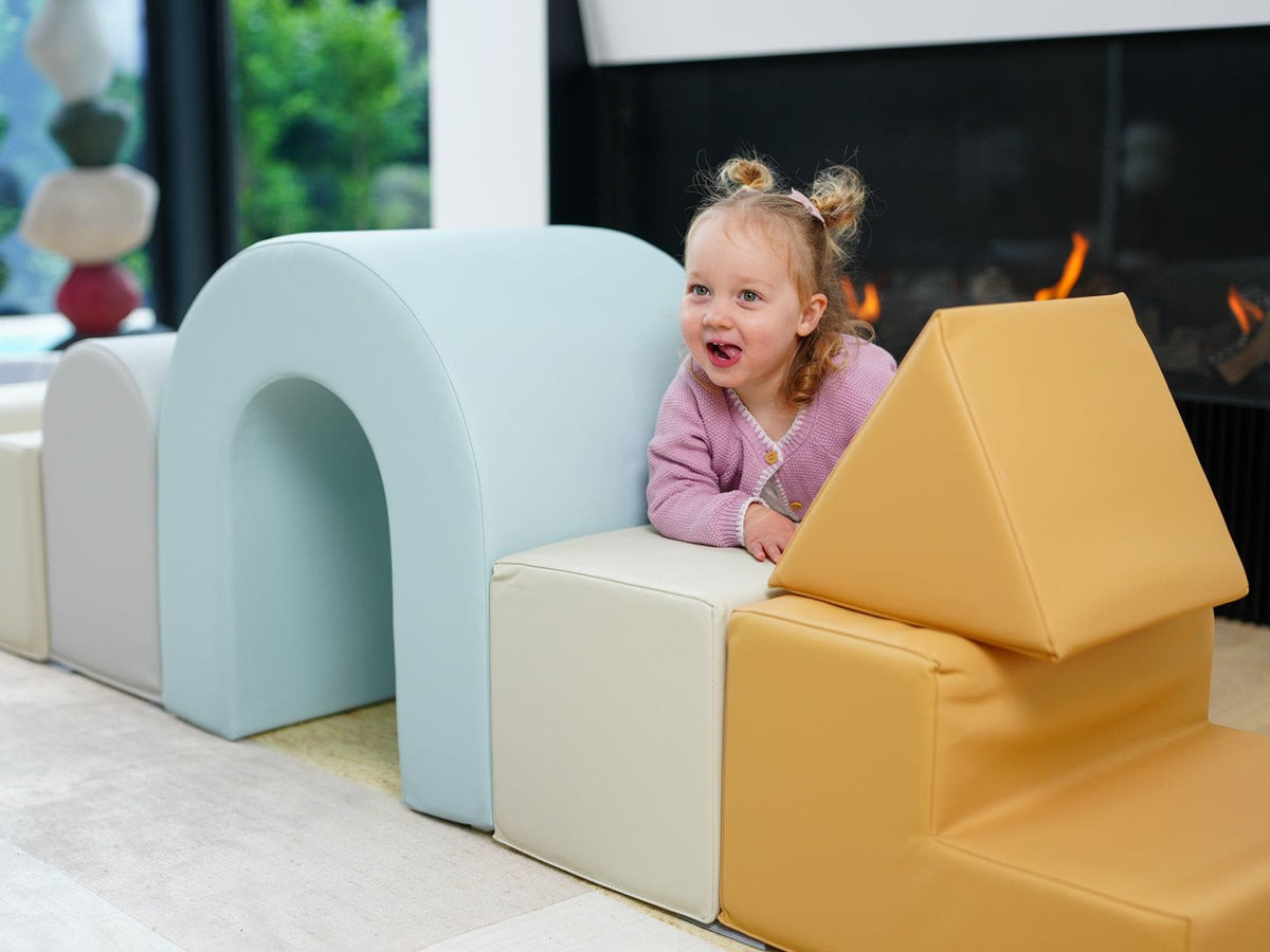 Sensory Soft Play Building Blocks and Ball Pit - 9 Piece (Large)