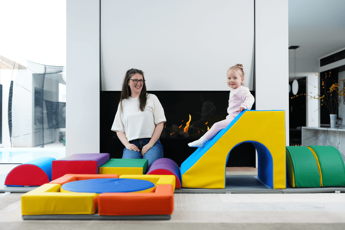 MEMAX Baby Playroom Large Play Set with Easy Storage Cube - 16 Piece