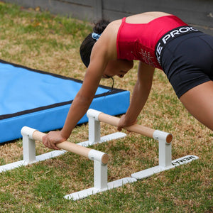 MEMAX Parallette Bars Push-up Stand Gymnastic Handstand Bars